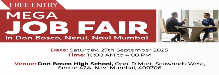 FREE MEGA JOB FAIR IN NAVI MUMBAI